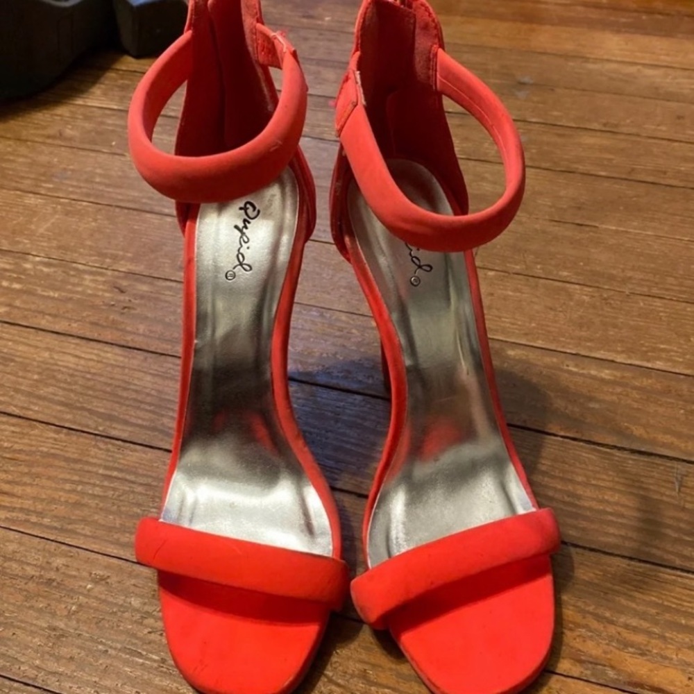Hot pink heels